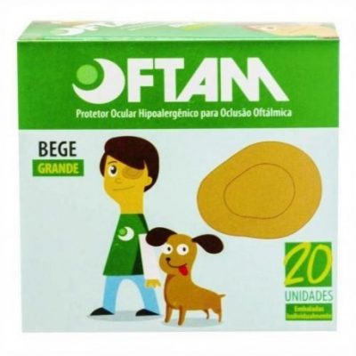 OFTAM - Protetor Ocular Hipoalergênico para Oclusão Oftálmica