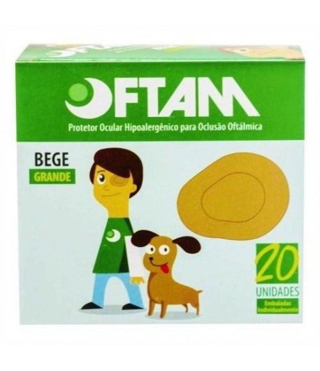 OFTAM – Protetor Ocular Hipoalergênico para Oclusão Oftálmica 1
