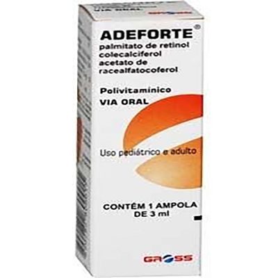 Adeforte Oral com 1 Ampola de 3 ml