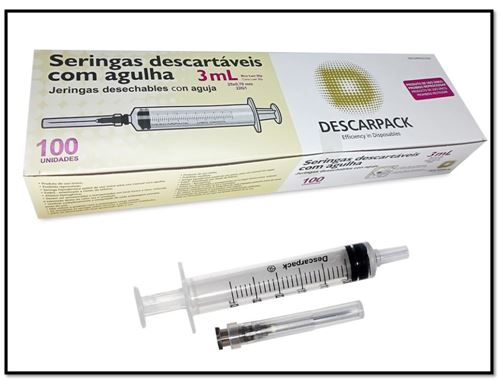 seringa 3ml descarpac